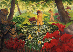 Paul Ranson The Bathing Place(Lotus)